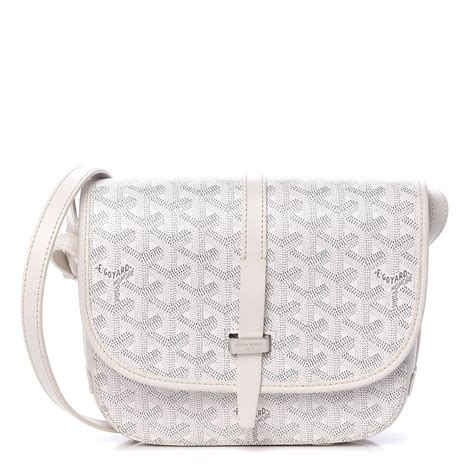 goyard belvedere weiß|Goyard Belvedere PM White .